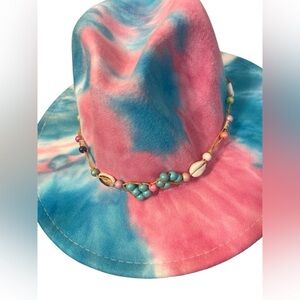 Tie-dye western hat
